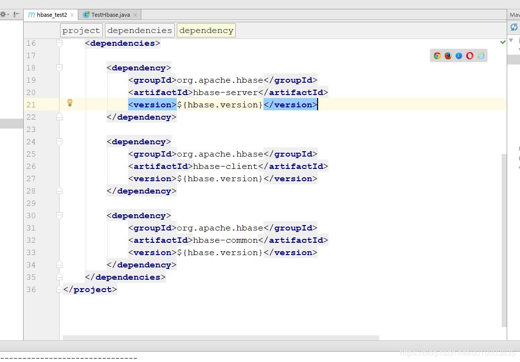 IDEA maven依賴錯誤中包下面紅色波浪線