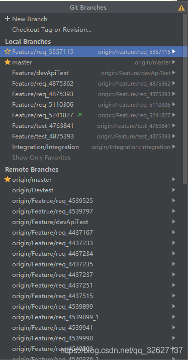 idea手動(dòng)刷新git分支的詳細(xì)教程