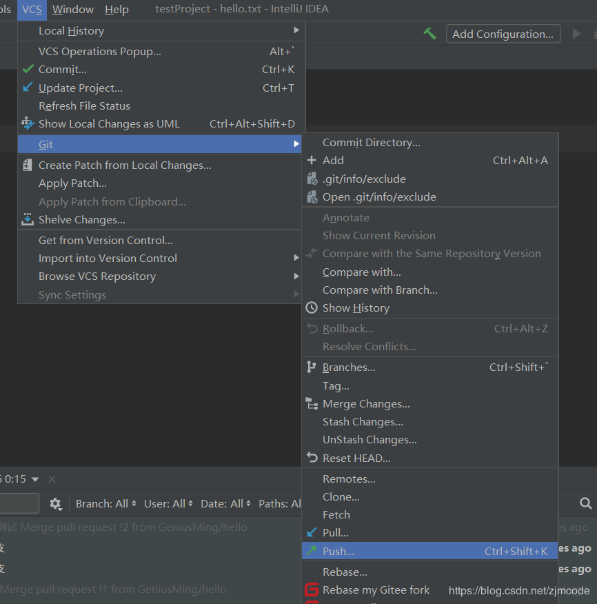 如何用idea+gitee來團隊合作開發項目的教程
