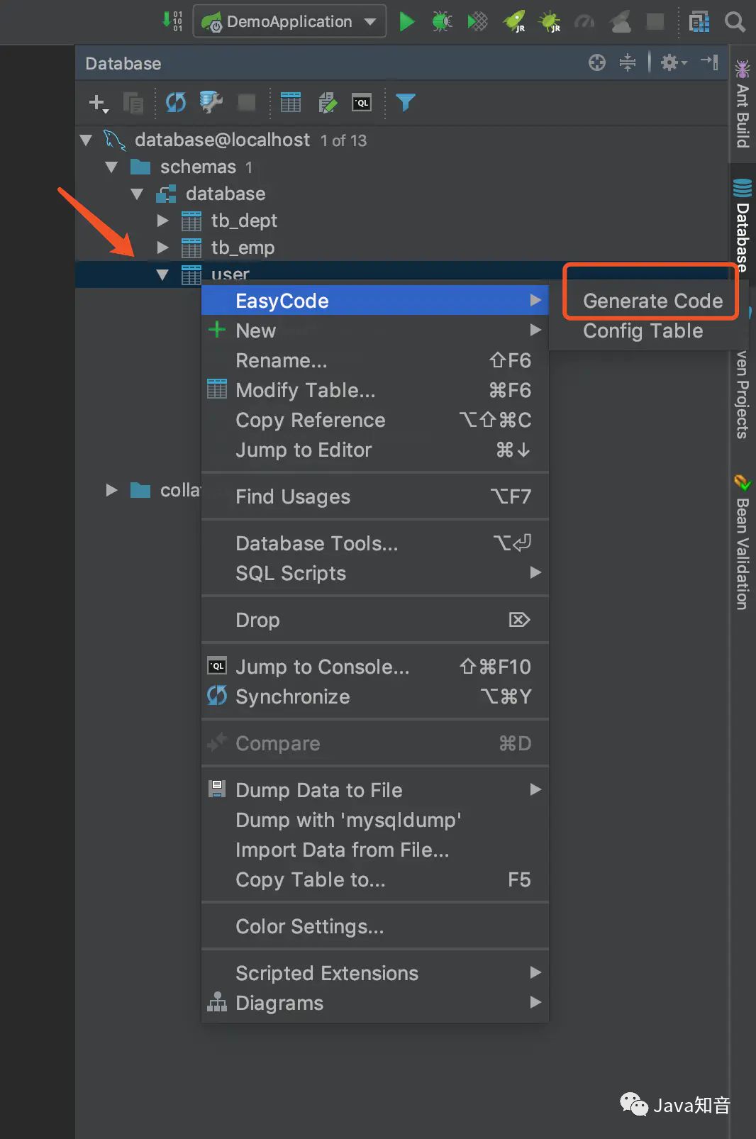 IDEA EasyCode 一鍵幫你生成所需代碼