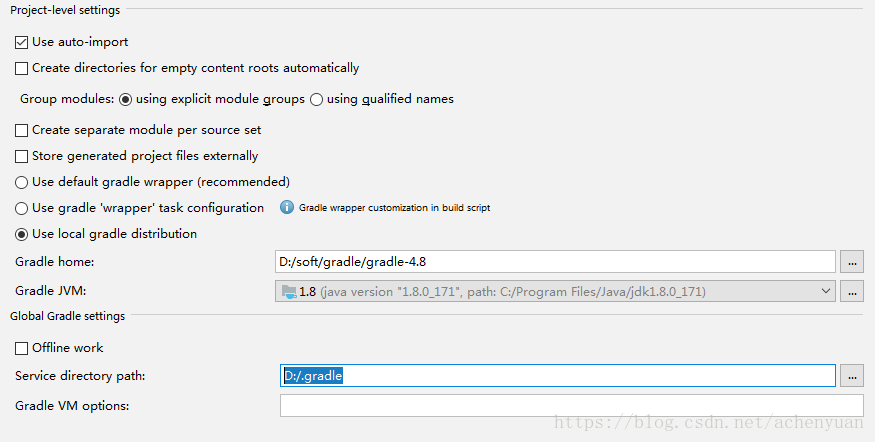 在IDEA里gradle配置和使用的方法步驟