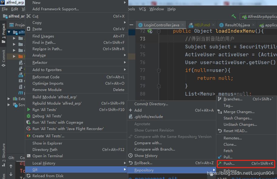 idea2020.1版本git提交項目到github上的方法