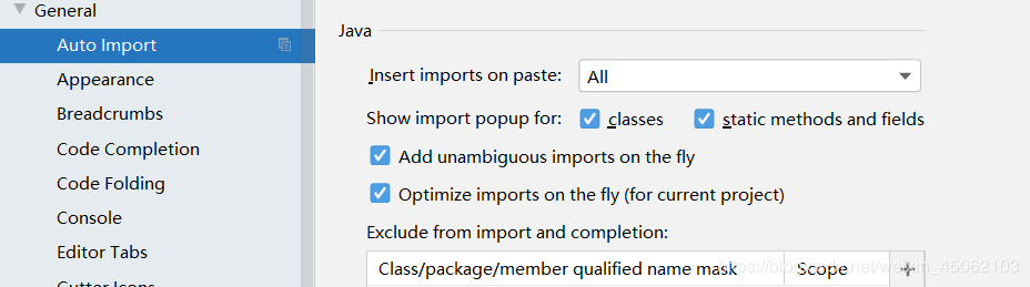 idea2020.1 常用設(shè)置圖文詳解