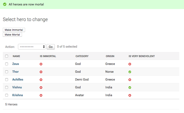 Django Admin后臺模型列表頁面如何添加自定義操作按鈕