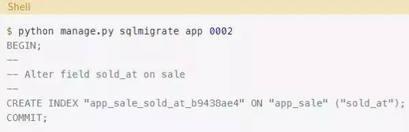 Django如何在不停機的情況下創建索引