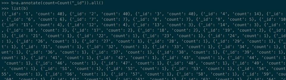 django ORM之values和annotate使用詳解