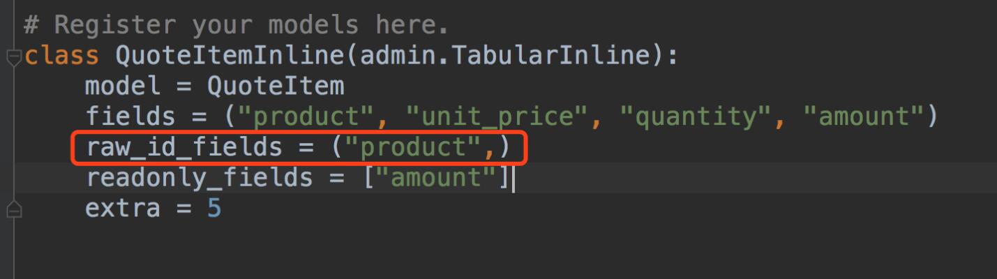 Django admin管理工具TabularInline類用法詳解