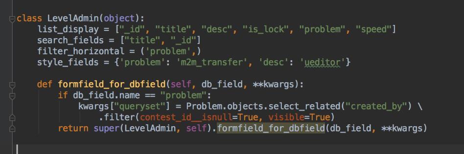 Django Xadmin多對多字段過濾實例