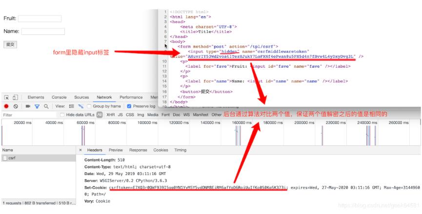 在Django中預防CSRF攻擊的操作