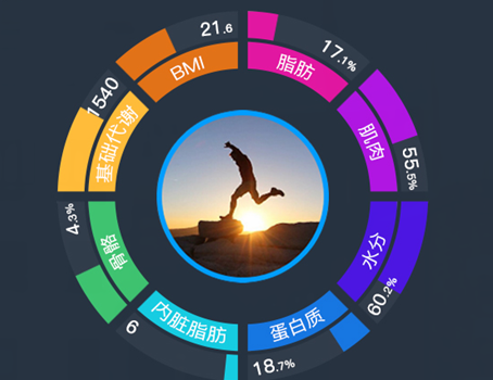 canvas畫一個扇形圖，文字繞排？