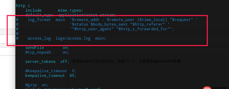centos7 - nginx配置access_log問題