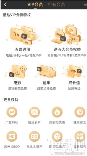 愛奇藝星鉆會員有什么用？愛奇藝星鉆會員和黃金會員區別介紹