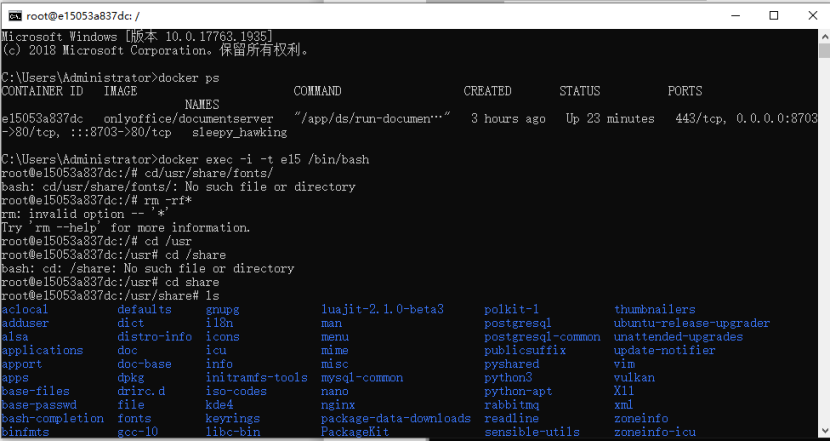 docker安裝部署 onlyoffice的詳細過程