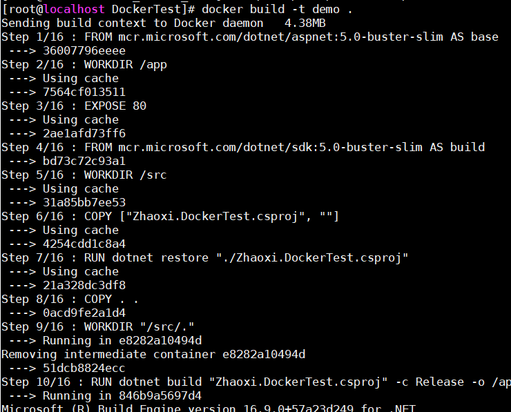 Docker 部署net5程序實現跨平臺功能