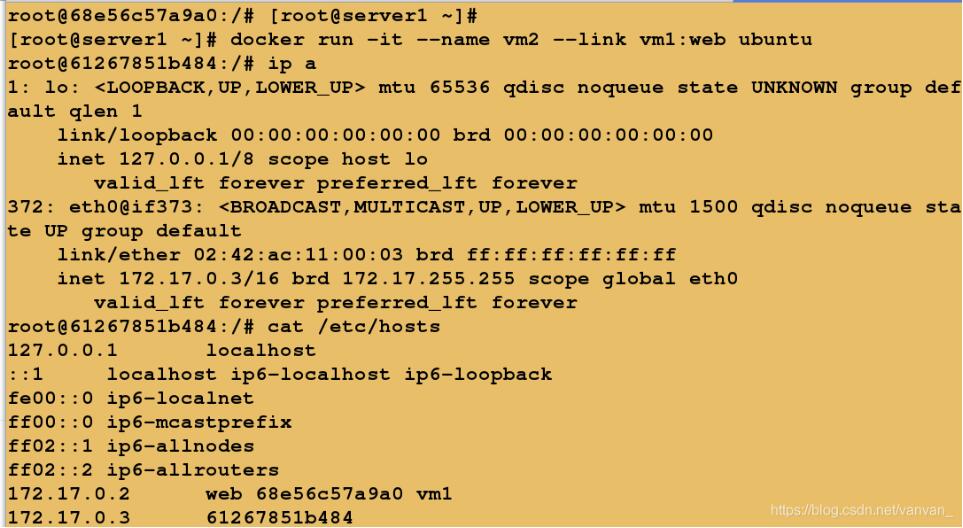 Docker容器間通信與外網通信的操作
