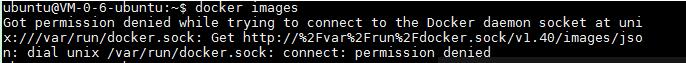docker 命令報異常permission denied的解決方案