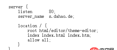windows下nginx綁定域名一直報403錯誤