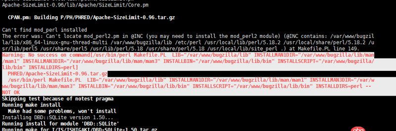 apache - ubuntu環境下安裝bugzilla，執行成功，但是訪問時候出現404 not found