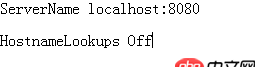 apache - 怎么給localhost后面默認加上8080端口