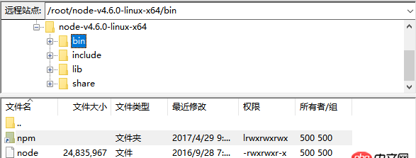 node.js - 云服務(wù)安裝node后，無法運(yùn)行node命令