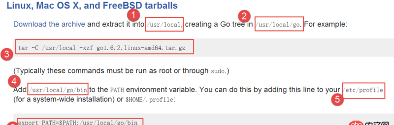 golang - 在centos7.2上安裝go語言的問題