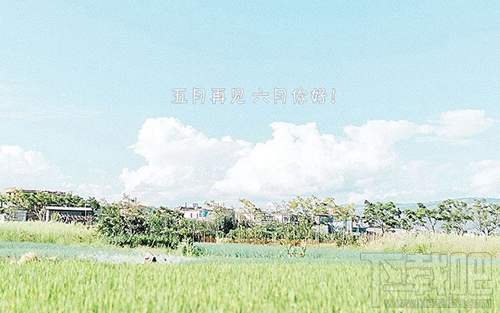 六月你好朋友圈說說與圖片大全