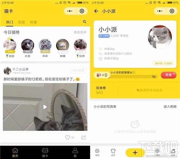 吸貓微信小程序推薦，人貓交流器讓你家寵物更軟萌可愛