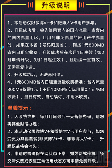 微博微卡日租寶套餐怎么申請？