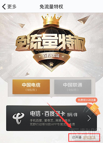 網(wǎng)易白金卡百度網(wǎng)盤怎么綁定激活免流服務(wù)？