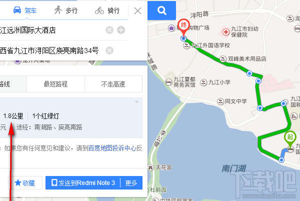 百度手機地圖手動設(shè)置地圖路線的方法 路線選擇方法