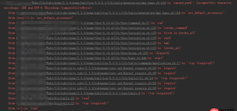 ruby-on-rails - 對ruby感興趣，打算學習一下，結果剛開始就遇到了問題。。。