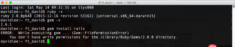 ruby-on-rails - 在安裝RubyOnRails的時候出現(xiàn)問題