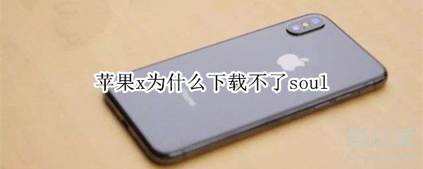 蘋果x為什么下載不了soul
