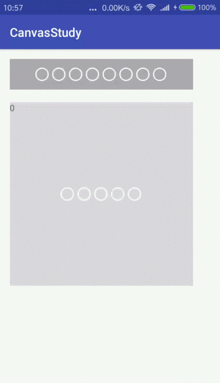 android - 自定義有滑動事件的ViewGrounp時如何固定其中某個圖形的位置？