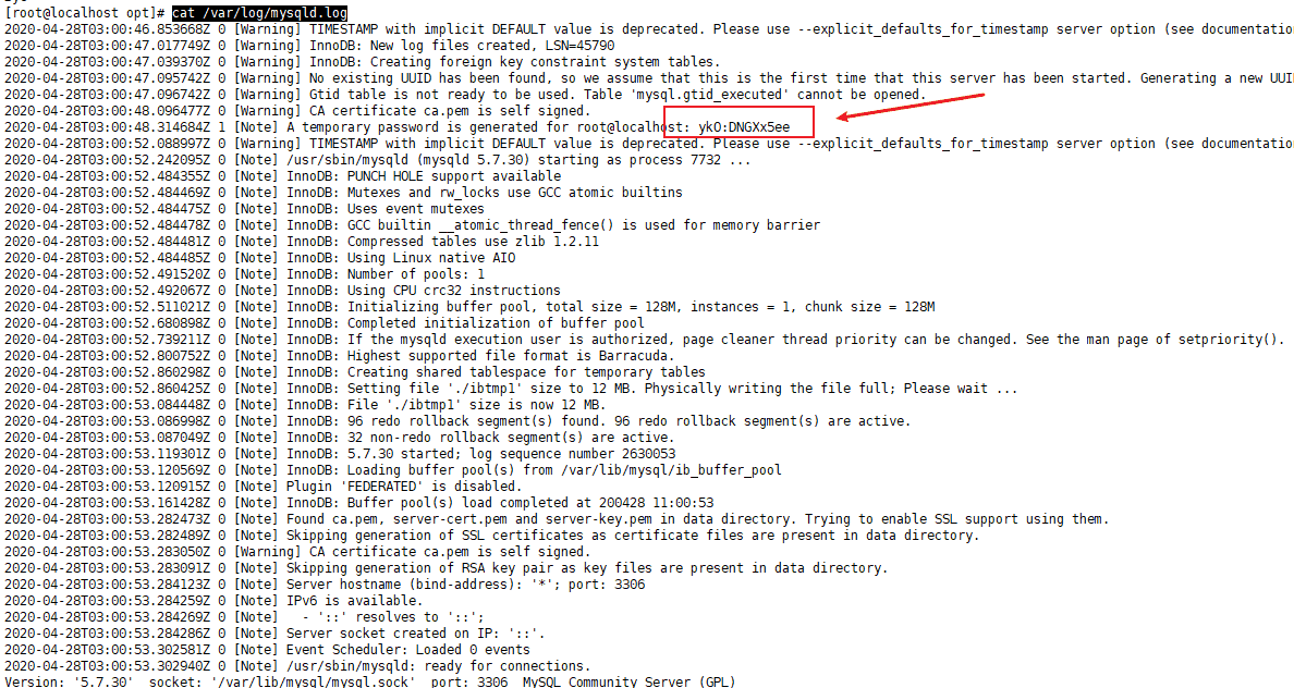 基于centos7快速安裝mysql5.7教程解析