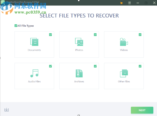 使用togethershare data recovery恢復刪除視頻的操作方法