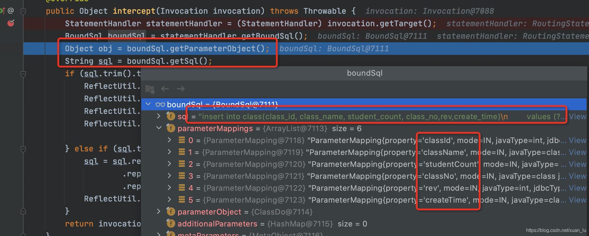 mybatis 自定義實現攔截器插件Interceptor示例
