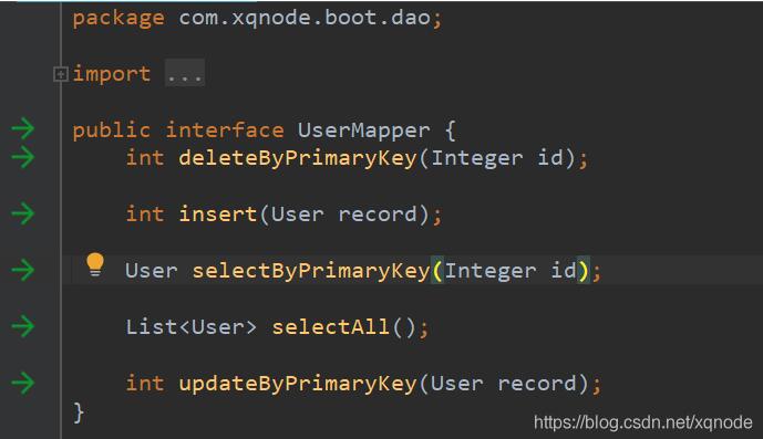 mybatis generator只能生成insert和selectAll的操作