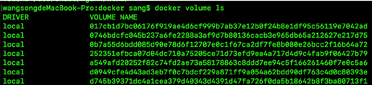 Docker數據卷常用操作代碼實例