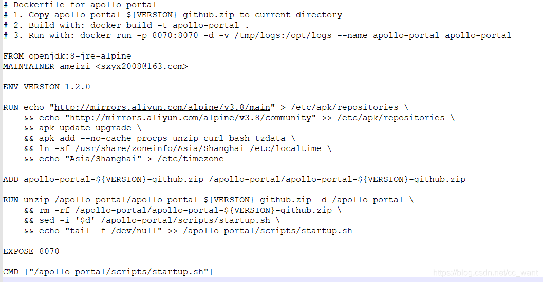 CentOS7使用docker部署Apollo配置中心的實現(xiàn)