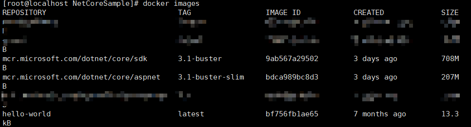 asp.net core應用docke部署到centos7的全過程
