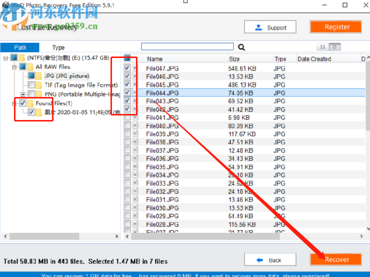使用iFinD Photo Recovery恢復(fù)照片的方法