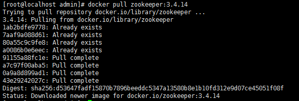 Docker下安裝zookeeper(單機(jī)和集群)