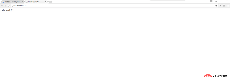 node.js - node啟動本地服務失效但是瀏覽器卻能打開localhost的原因是什么