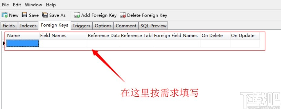 navicat for mysql創建外鍵的方法