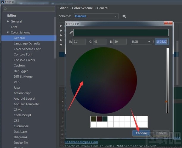 IDEA設置編碼背景色的方法
