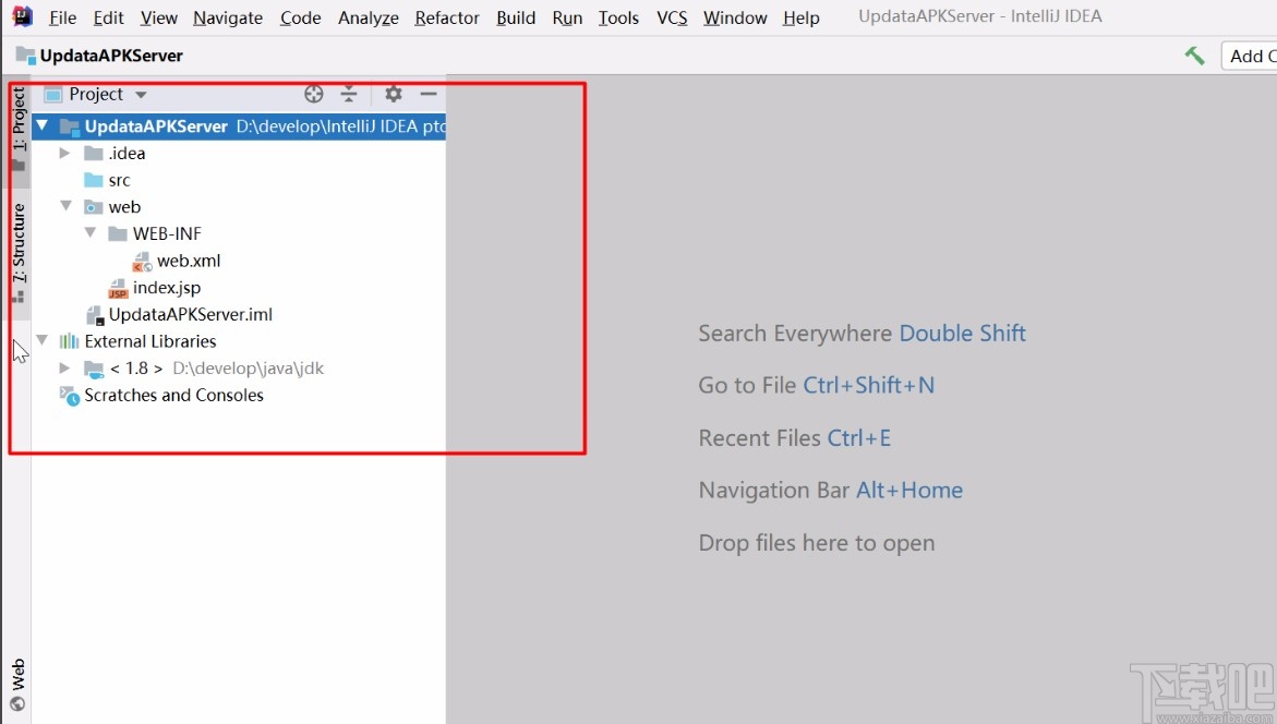 IntelliJ IDEA創建web項目的方法