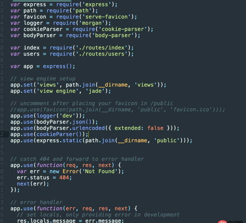 node.js - express 4.x 如何在不同js文件中處理router請(qǐng)求