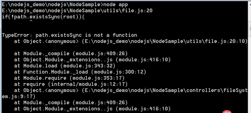 node.js - 這個nodejs的demo如何才能運行展示？能幫看看嗎