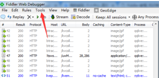 fiddler怎么清除瀏覽器記錄_fiddler清除瀏覽器記錄方法詳解
